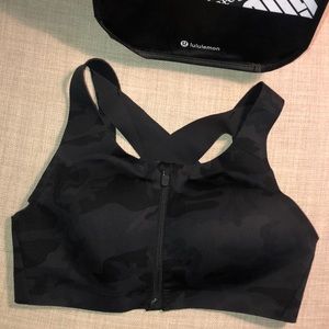LuLulemon Elite Bra- Zip Front